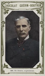 De Brazza, explorador (foto coloreada)